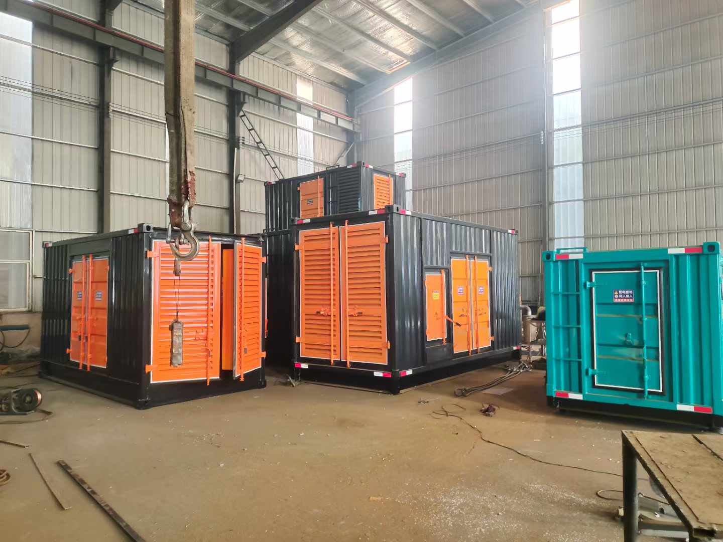 蓝山500kw柴油发电机组可以带动多少功率设备?